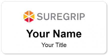 Custom name badges for Suregrip Shoes