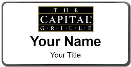 Custom name badges for The Capital Grille