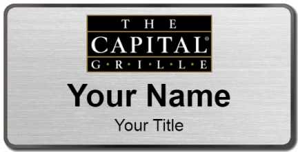 Custom name badges for The Capital Grille