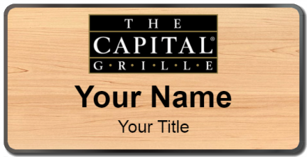 Custom name badges for The Capital Grille