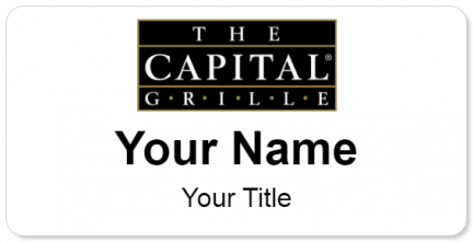 Custom name badges for The Capital Grille