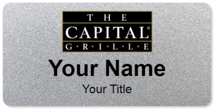 Custom name badges for The Capital Grille