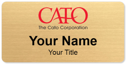 Custom name badges for The Cato Corporation