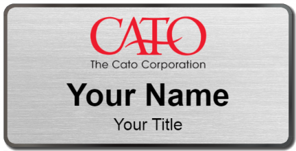 Custom name badges for The Cato Corporation