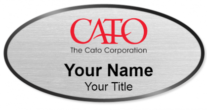 Custom name badges for The Cato Corporation