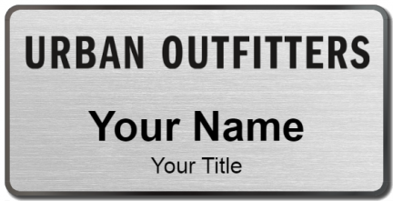Custom name badges for Urban Outfitters