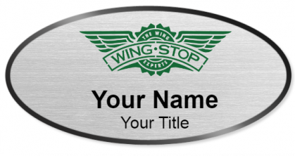 Custom name badges for Wing Stop