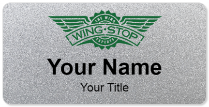 Custom name badges for Wing Stop