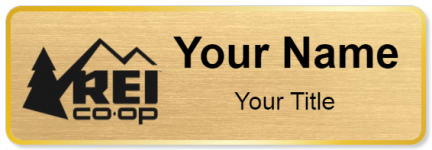 Custom name badges for REI CO OP