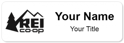 Custom name badges for REI CO OP