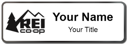 Custom name badges for REI CO OP
