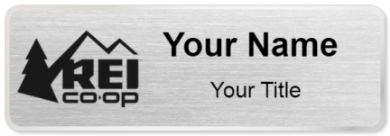 Custom name badges for REI CO OP