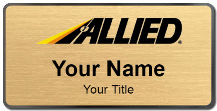 Custom name badges for Allied Van Lines