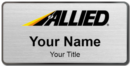 Custom name badges for Allied Van Lines