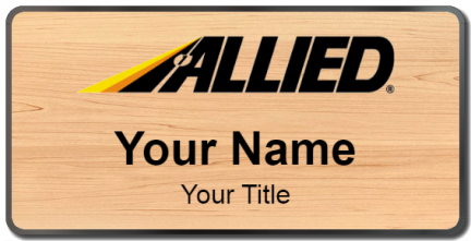 Custom name badges for Allied Van Lines