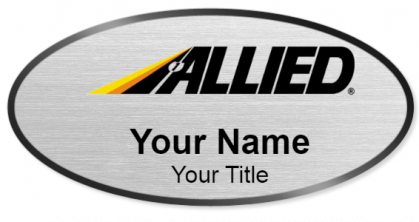 Custom name badges for Allied Van Lines