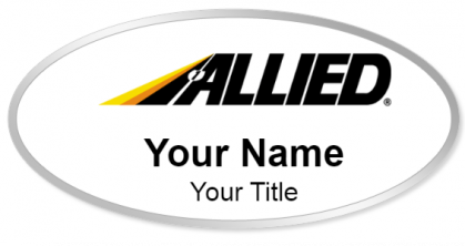 Custom name badges for Allied Van Lines