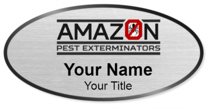 Custom name badges for Amazon Pest Exterminators