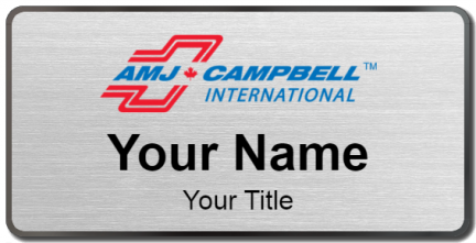 Custom name badges for AMJ Campbell Movers