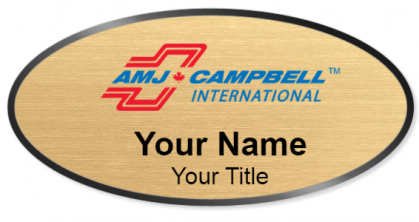 Custom name badges for AMJ Campbell Movers