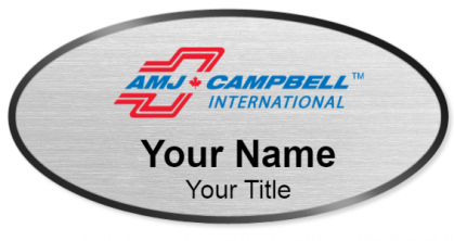 Custom name badges for AMJ Campbell Movers