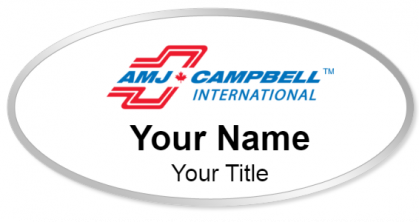 Custom name badges for AMJ Campbell Movers