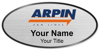 Custom name badges for Arpin Van Lines