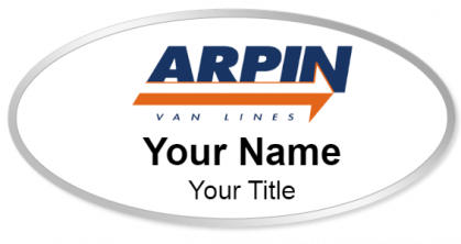 Custom name badges for Arpin Van Lines
