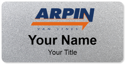Custom name badges for Arpin Van Lines