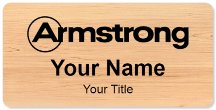 Custom name badges for Armstrong World Industries
