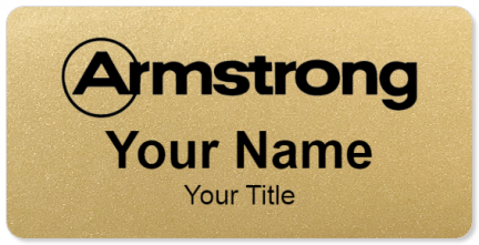 Custom name badges for Armstrong World Industries