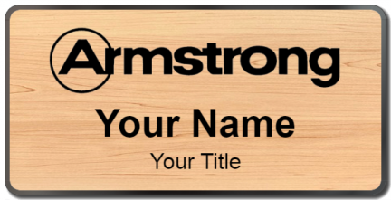 Custom name badges for Armstrong World Industries