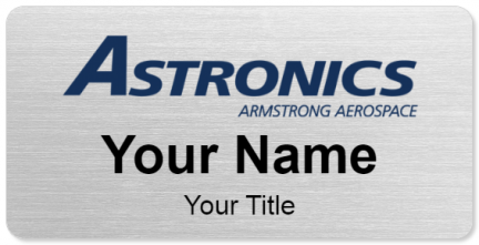 Custom name badges for Astronics