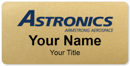 Custom name badges for Astronics