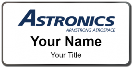 Custom name badges for Astronics