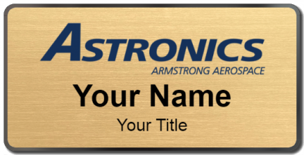 Custom name badges for Astronics