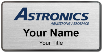Custom name badges for Astronics
