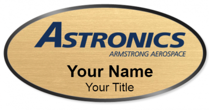 Custom name badges for Astronics