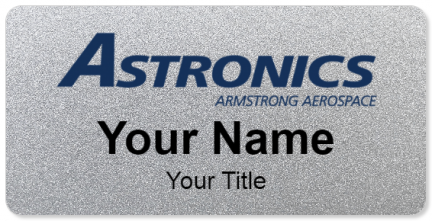 Custom name badges for Astronics