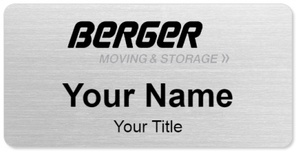 Custom name badges for Berger Moving