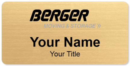 Custom name badges for Berger Moving