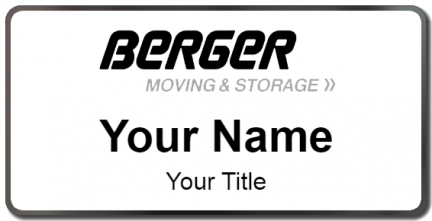 Custom name badges for Berger Moving