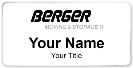 Custom name badges for Berger Moving