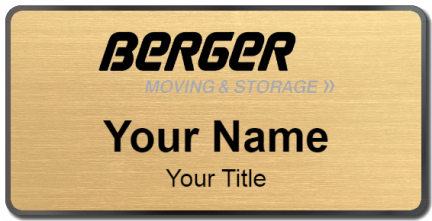 Custom name badges for Berger Moving