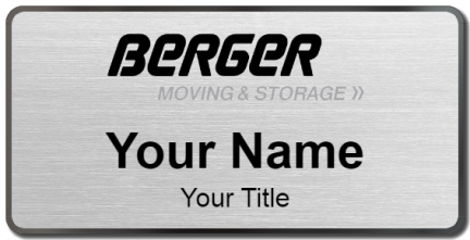 Custom name badges for Berger Moving