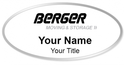 Custom name badges for Berger Moving