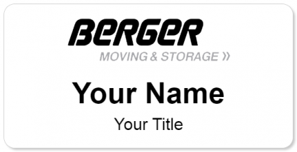 Custom name badges for Berger Moving
