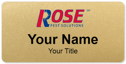 Custom name badges for Rose Pest Control