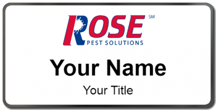 Custom name badges for Rose Pest Control