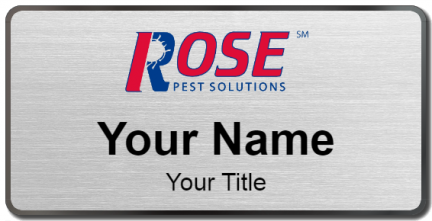 Custom name badges for Rose Pest Control